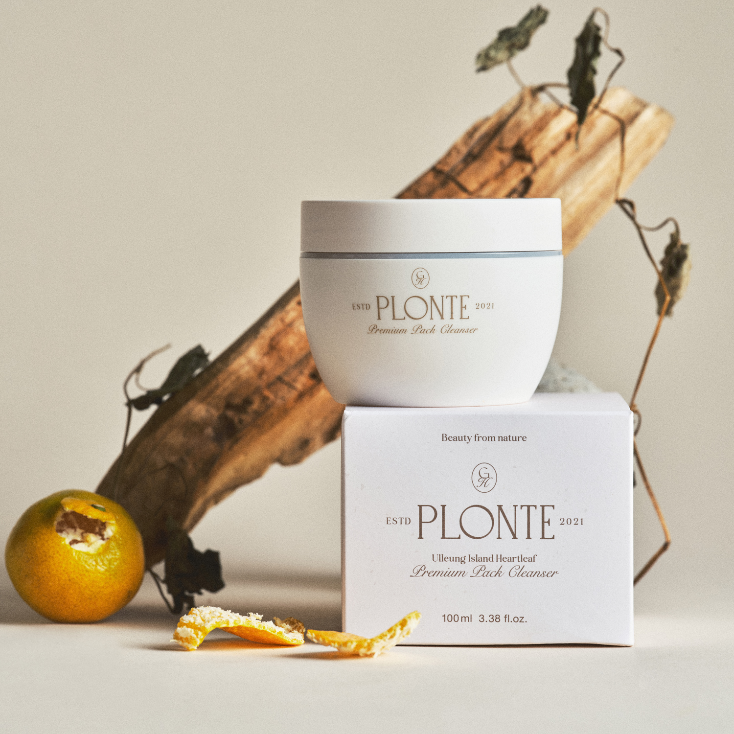 Премиальный очищающий бальзам для лица с экстрактом хауттюйнии Ulleung Island Heartleaf  Premium Pack Cleanser 100 мл.